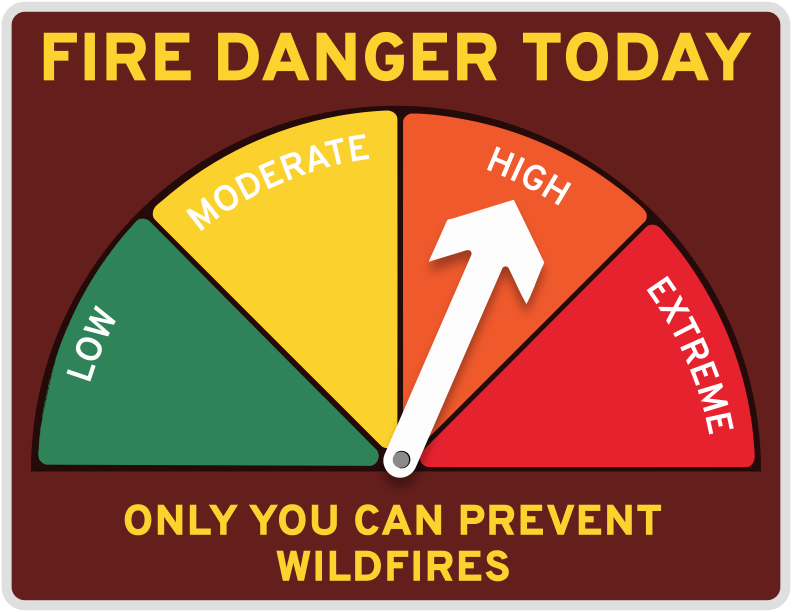 Fire danger level image