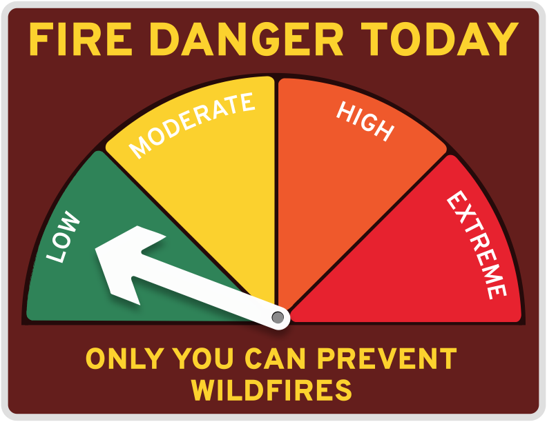 Fire danger level image