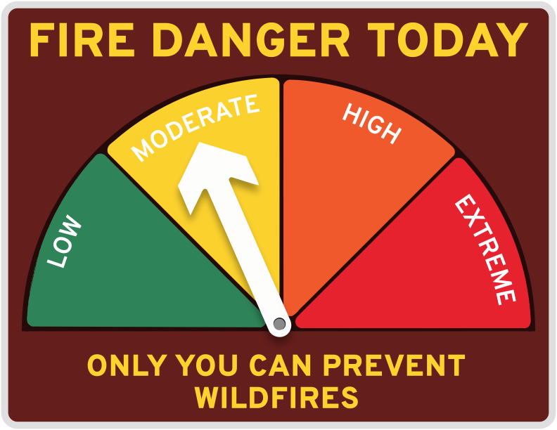 Fire danger level image